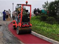 彩色沥青路面施工-2-