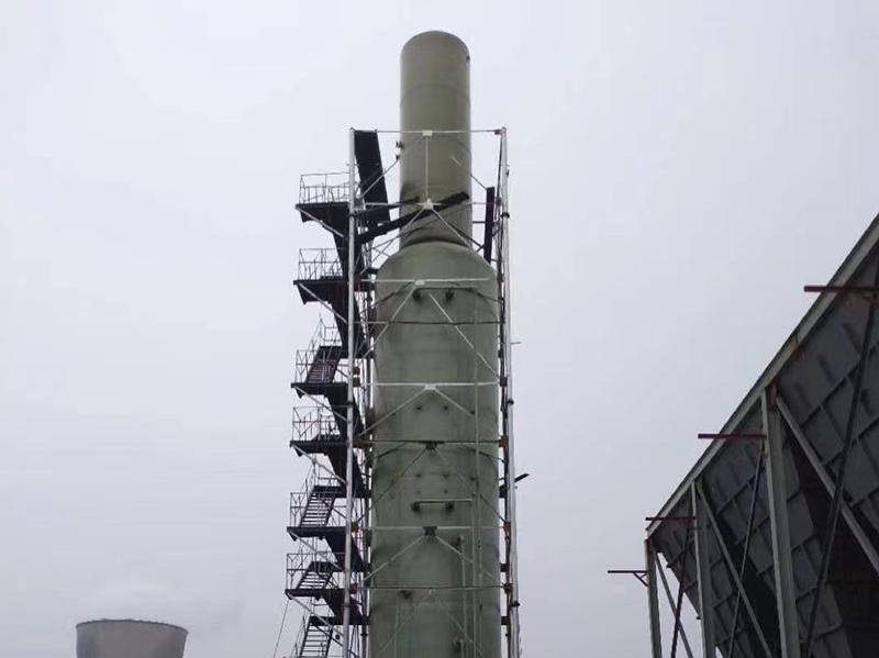 玻璃钢净化塔脱硫塔-3-