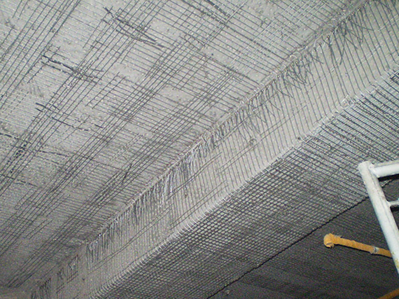 梁及板底钢丝绳网片-钢绞线加固