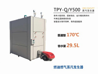 低氮冷凝0.5吨燃油燃气免检蒸汽发生器