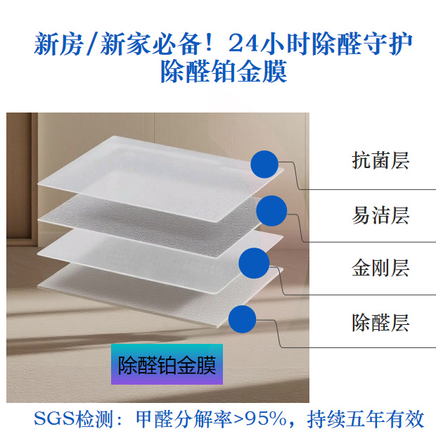 净醛铂金膜四层