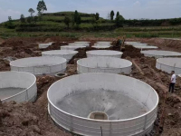 玻璃钢鱼池水箱-2