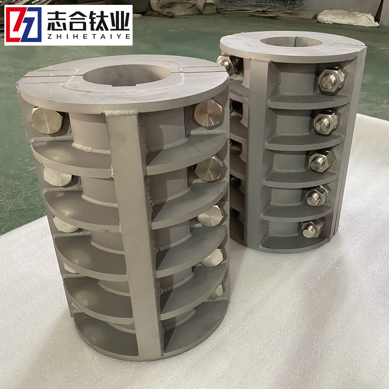 TA10钛轴套钛合金精密加工件TC4焊接件出图安装-1