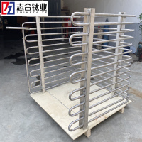 纯钛方形盘管TA2φ251.5管按图纸加工-1