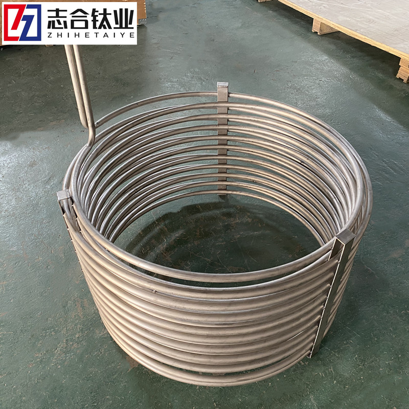 纯钛方形盘管TA2φ251.5管按图纸加工-4