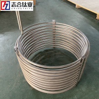 纯钛方形盘管TA2φ251.5管按图纸加工-4