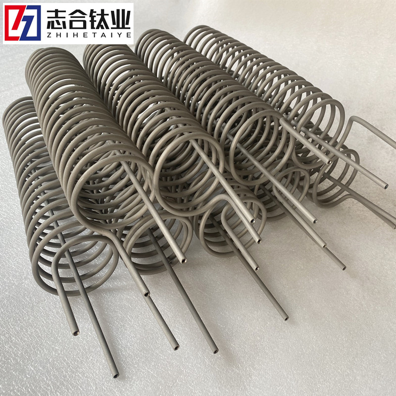 纯钛方形盘管TA2φ251.5管按图纸加工-3