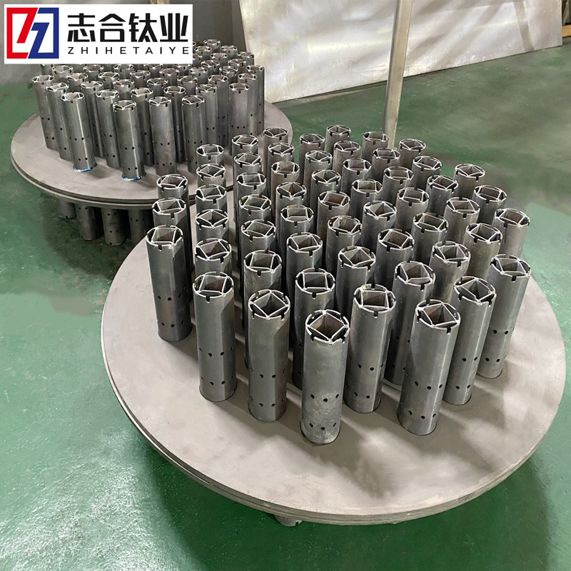 志合厂家供应钛锆材分布器TA2槽式液体分布器管式分布器按需制作-3