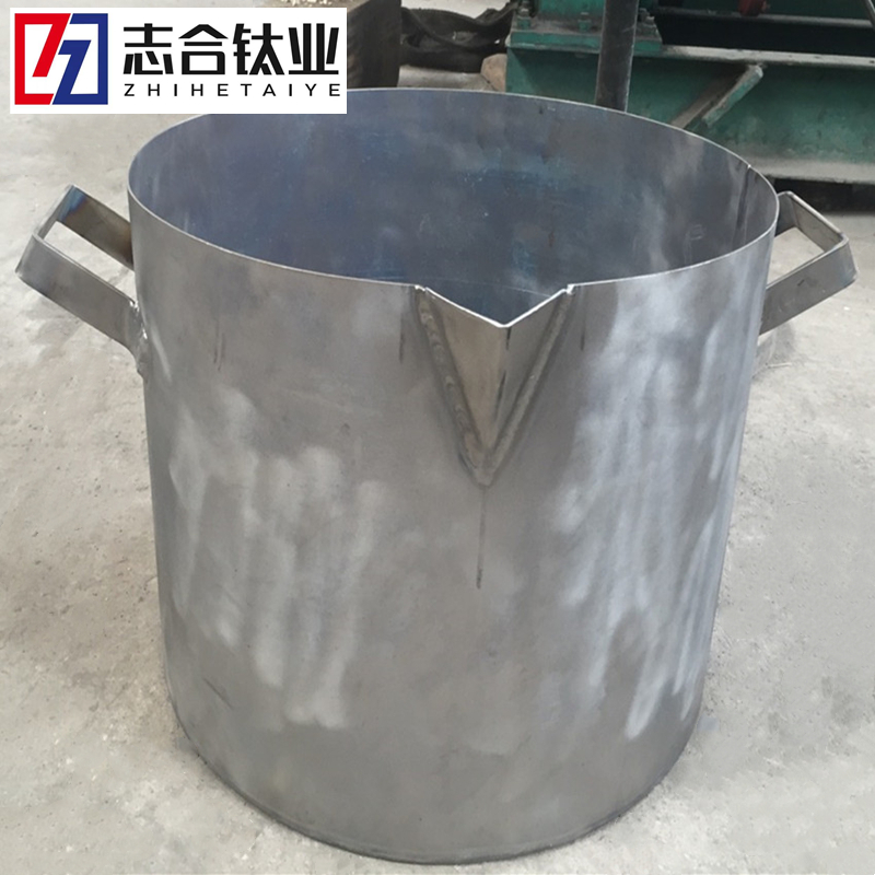 厂家定制TA2耐腐蚀钛桶化工用钛槽钛材加工可来图定制-2