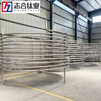 钛双出口盘管TA2盘管工业用钛盘管锆盘管钛合金来图定制加工-3