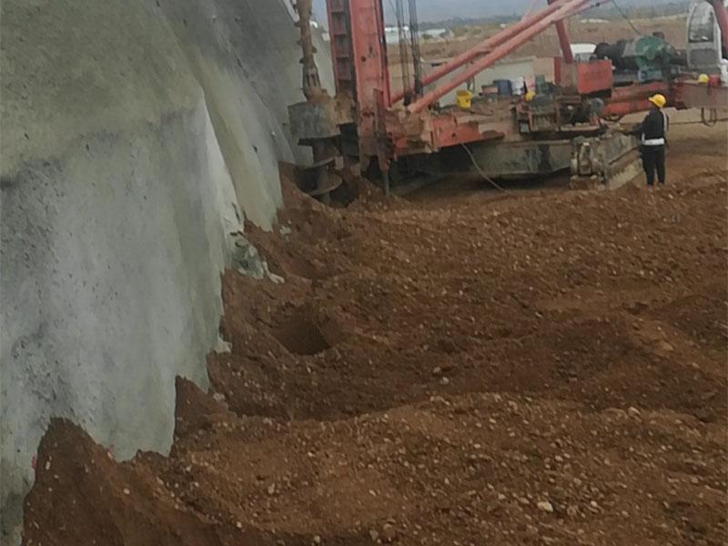 张家口万全电厂基坑支护