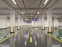 停车场专用超耐磨地坪案例