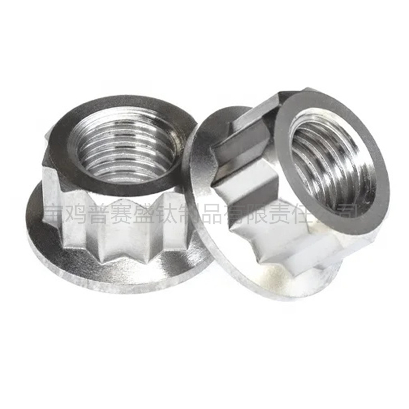 12角法兰金属锁紧螺母-3