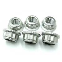 钛法兰六角金属锁紧螺母-9