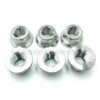 钛法兰六角金属锁紧螺母-5