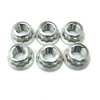钛法兰六角金属锁紧螺母-8