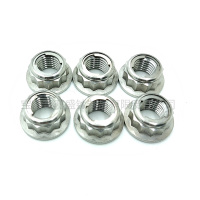 钛法兰六角金属锁紧螺母-7