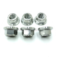 钛法兰六角金属锁紧螺母-6