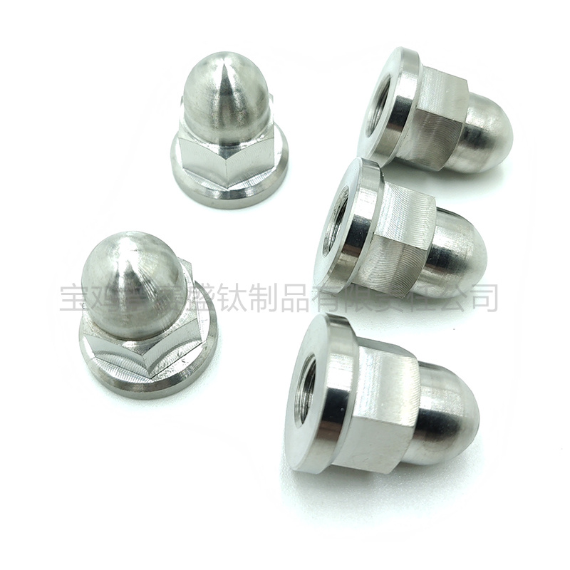 钛法兰盖型螺母-2