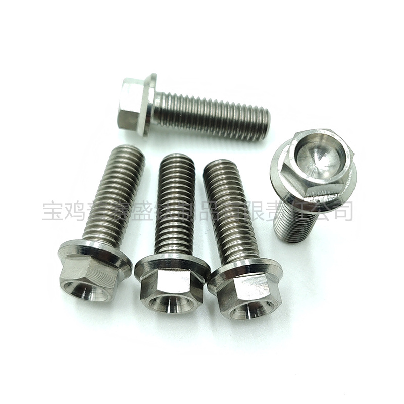 蝶头外六角钛螺栓-3