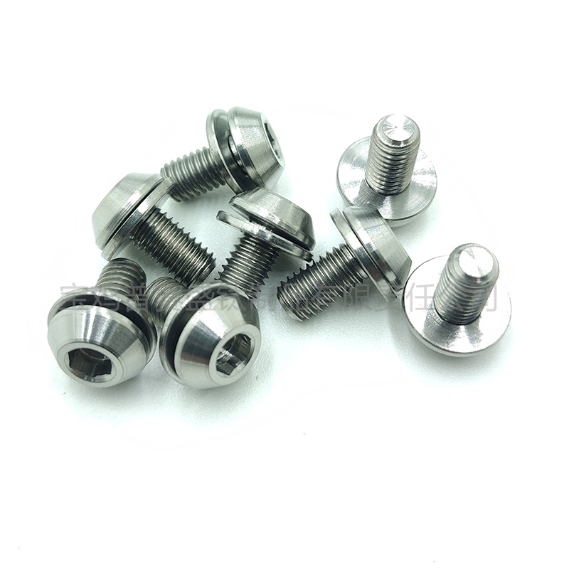 带不脱出钛垫片螺丝-1
