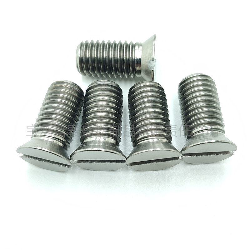 沉头一字槽钛螺丝-2