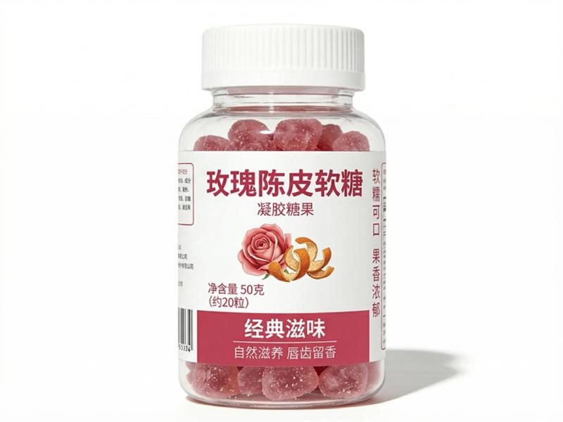 玫瑰陈皮软糖