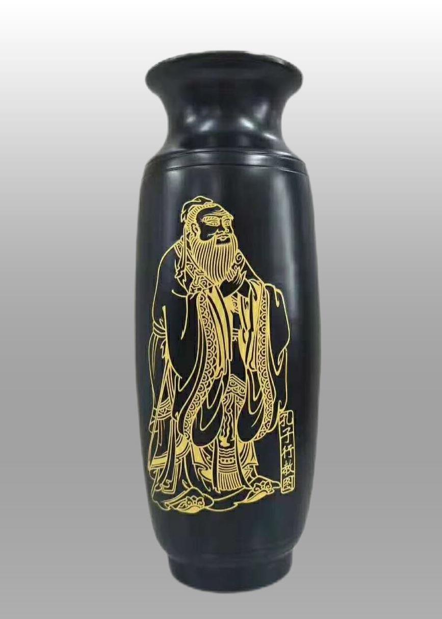 先师孔子尊瓶