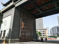 中龙潭水乡大门自动门成功案例