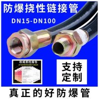 厂家BNG防爆挠性连接管DN20穿线绕线桥架橡胶管道电线绕性连接管