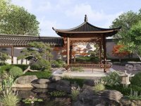 仿古凉亭