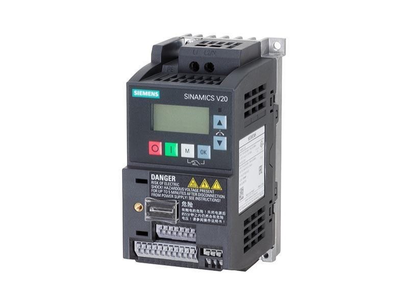 西门子SINAMICSV20变频器,IP20UL开放式,FSAA,1AC200-240V,0,12kW