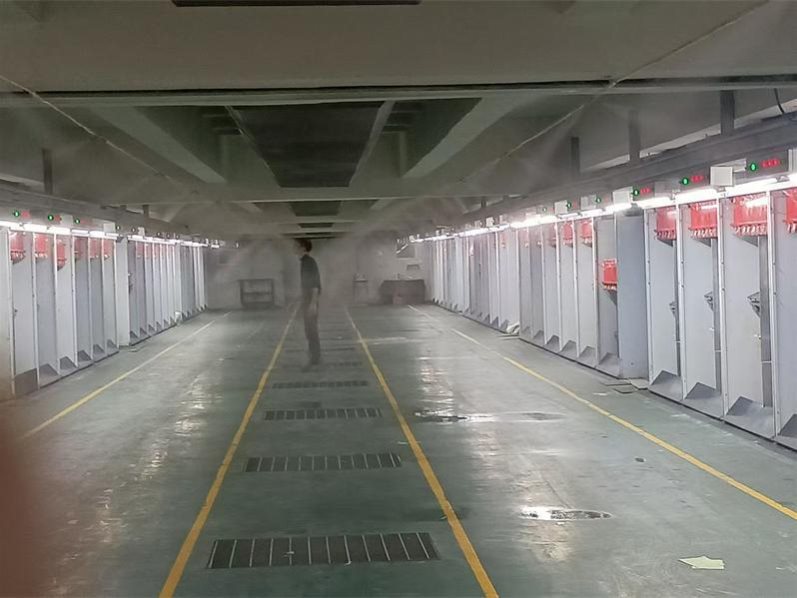 高压喷雾加湿降尘