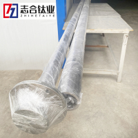 TA2空压管料桶钛料铲钛管件钛焊接件异形件来图定制加工-3
