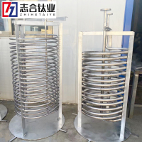 盘管Φ50-Φ4000M加热和冷却用钛镍锆盘管厂家量身定制现场安装-1