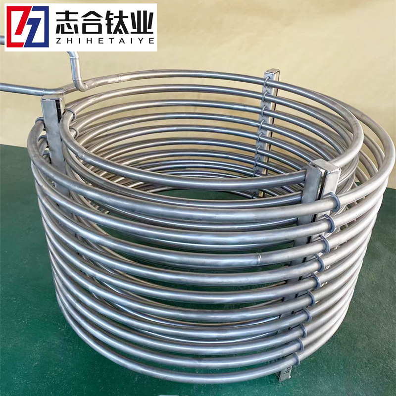 盘管Φ50-Φ4000M加热和冷却用钛镍锆盘管厂家量身定制现场安装-4