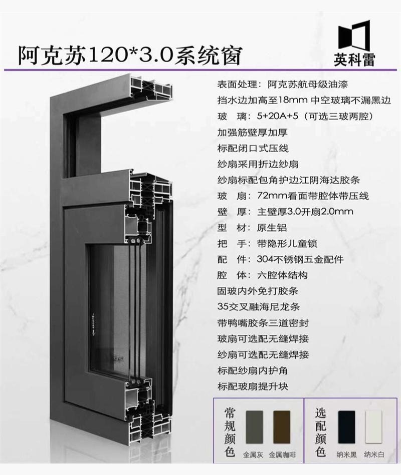 阿克苏120-3.0系统窗