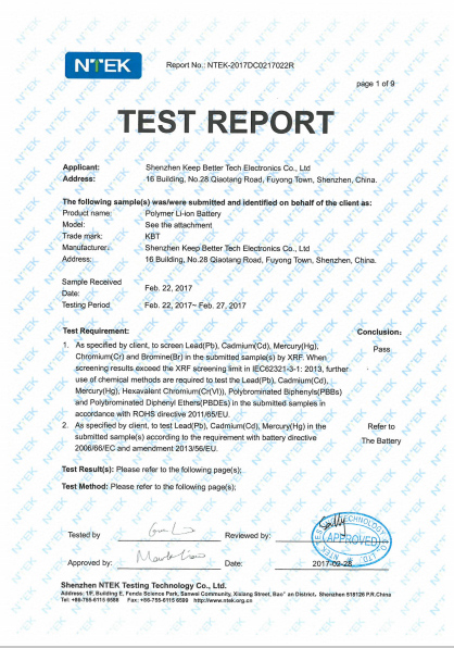 Test Report