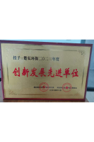 创新发展先进单位