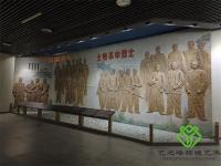 玻璃钢浮雕连云港革命纪念馆2011.7.1
