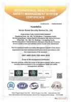 OCCUPATIONALHEALTHANDSAFETYMANAGEMENTSYSTEMCERTIFICATE