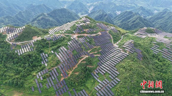 重庆秀山：千亩山坡“披蓝甲”，农光互补“绿生金”