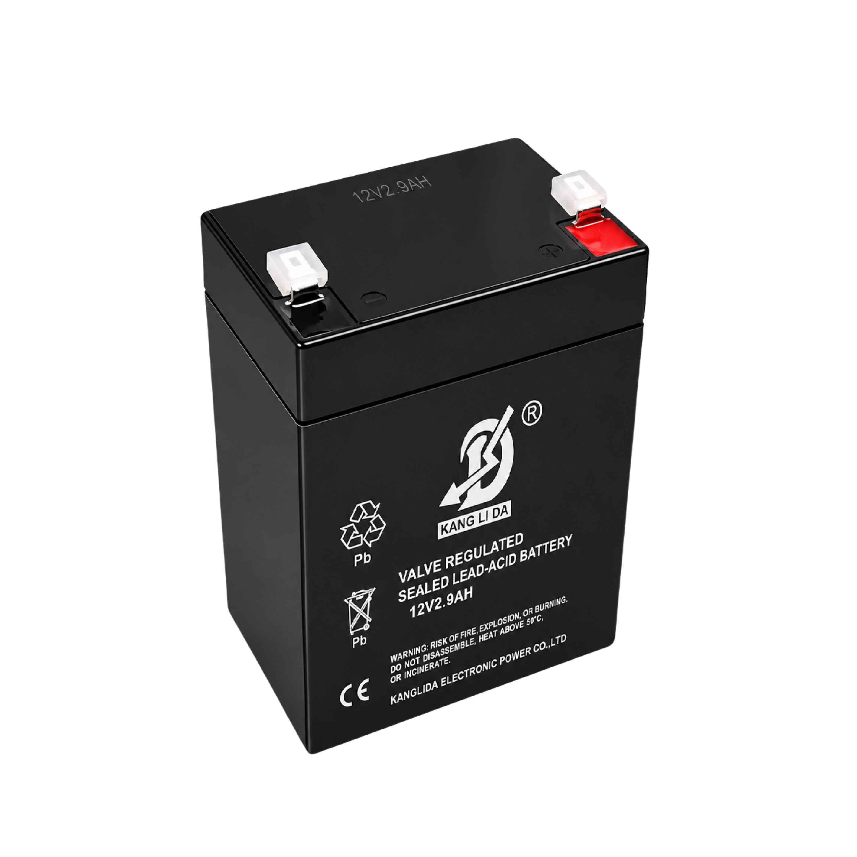 康利达12V2.9AH气体主机电池