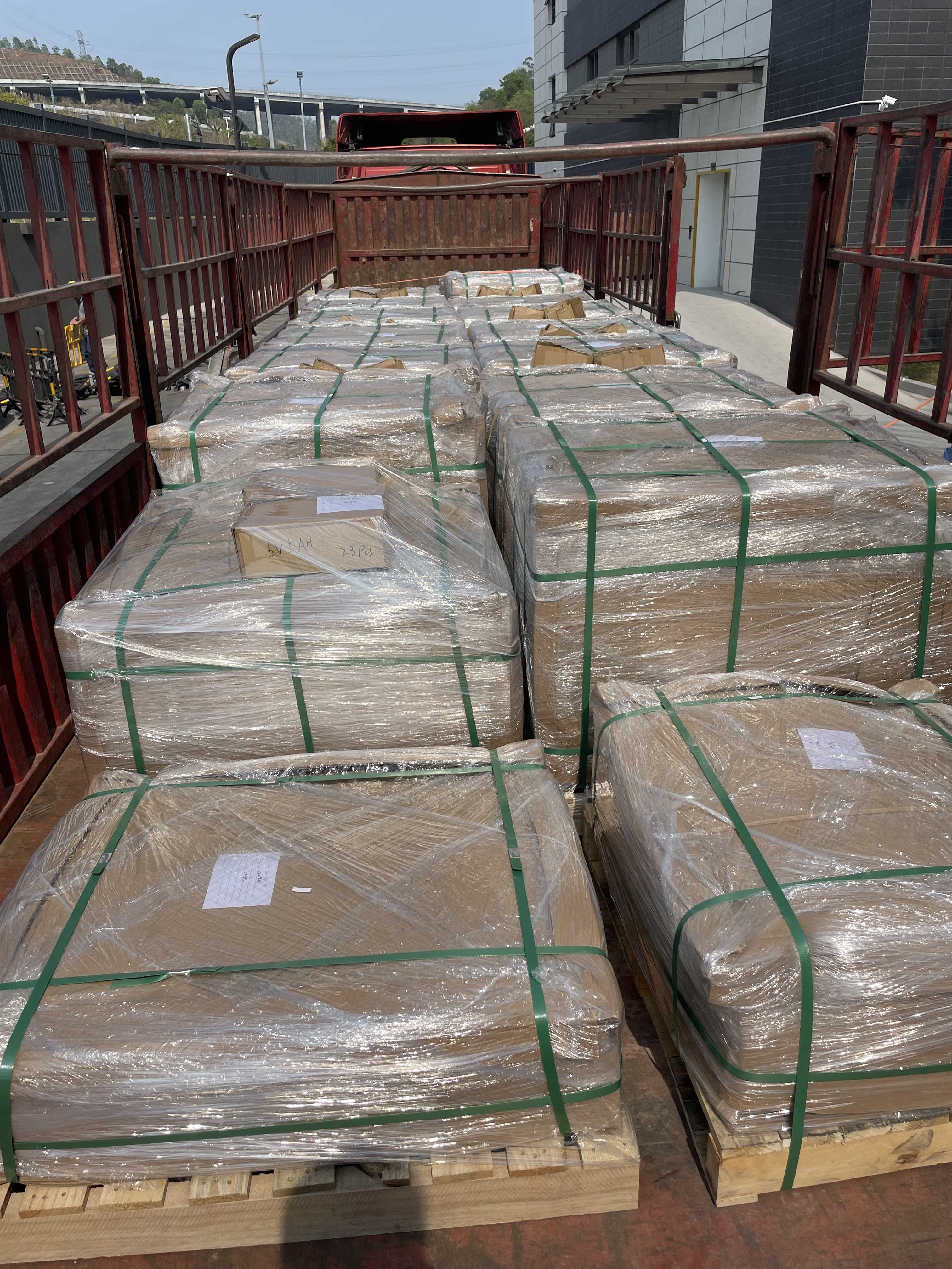 康利达给国内客户发货