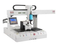16、六轴背靠背自动锁螺丝机带机械手下料Screw-250H-6S