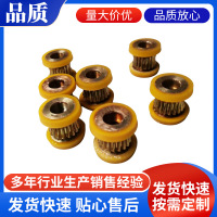 厂家直供包胶轮耐高温耐磨工业无动力滚筒轴承胶轮批发可定制