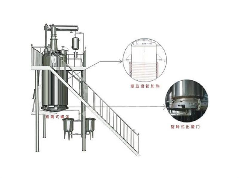 盘管加热提取罐
