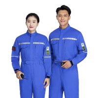 防静电工作服-7505耐酸碱防静电夏款连体工作服