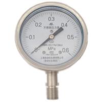 不锈钢压力表Y-100B-F-0-0.6MPa