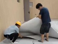 PVC卷材料地板-3-